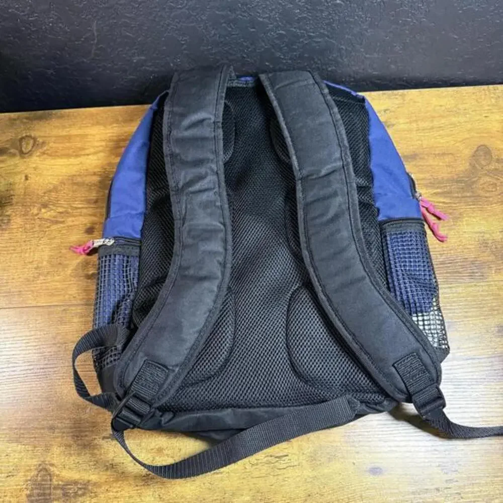 Fuel‎ Bungee Cord Blue Pink Polyester Backpack Unisex One Size